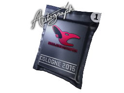 Капсула с автографом | mousesports | Кёльн 2015