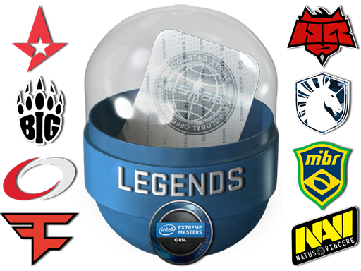 Легенды IEM Katowice 2019 (голографические/металлические)