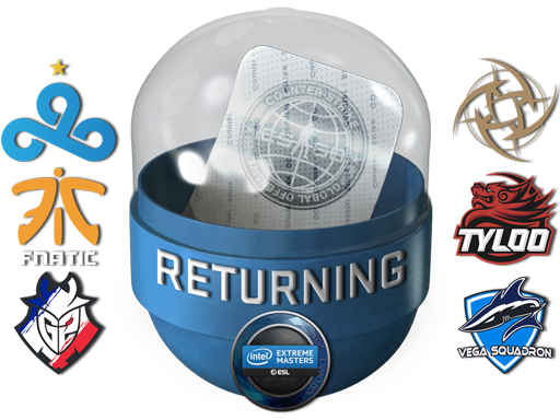 Вернувшиеся претенденты IEM Katowice 2019 (голографические/металлические)