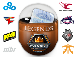 Легенды FACEIT London 2018 (голографические/металлические)
